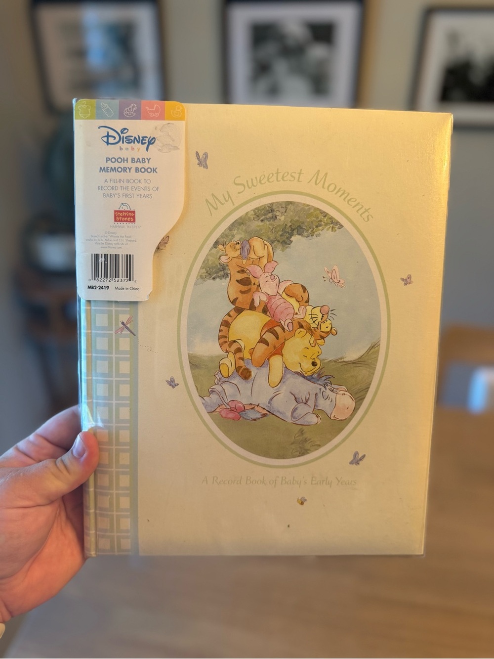 NWT Vintage Disney Baby Winnie the Pooh "My Sweetest Moments" baby book